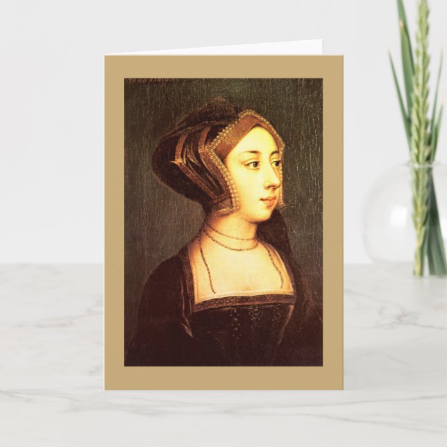 Anne Boleyn fru Henry VIII Greeting Card Kort (Framsida)