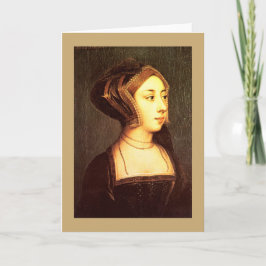 Anne Boleyn fru Henry VIII Greeting Card Kort
