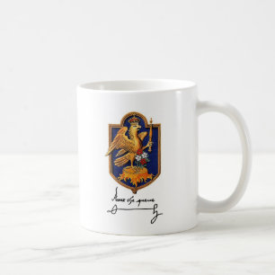 Anne Boleyn häfte & vapensköld Kaffemugg