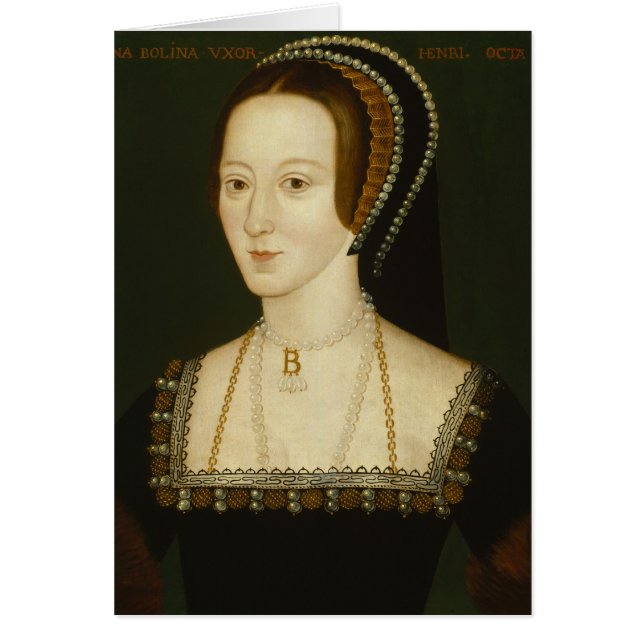 Anne Boleyn Hälsningskort (Framsidan)