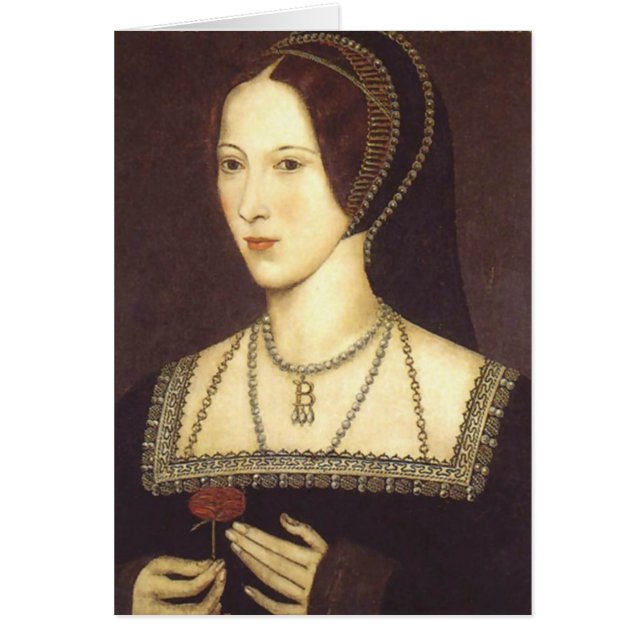 Anne Boleyn Hälsningskort (Framsidan)