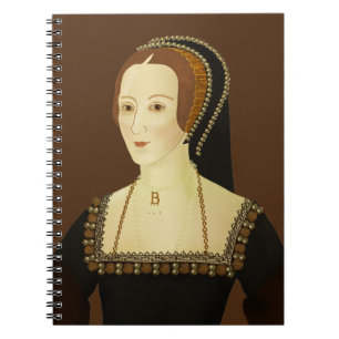 Anne Boleyn - historisk illustration Anteckningsbok