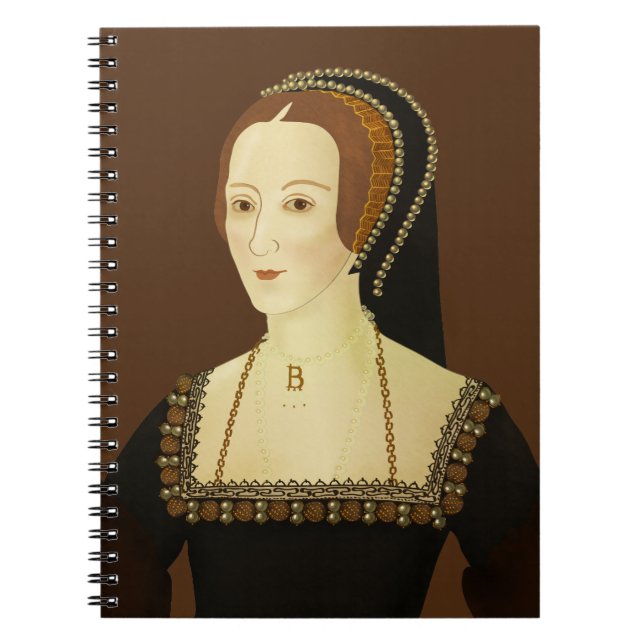 Anne Boleyn - historisk illustration Anteckningsbok (Framsidan)