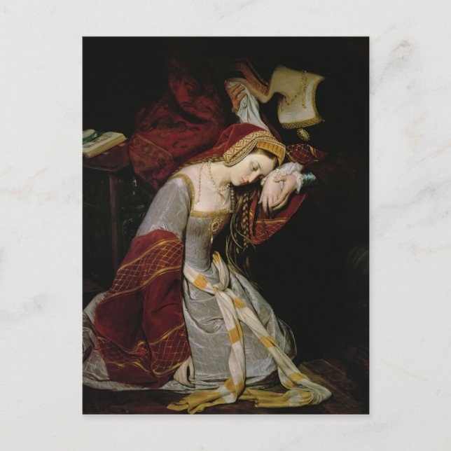 Anne Boleyn i Torn, detalj 1835 Vykort (Framsida)