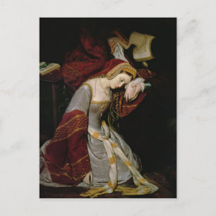 Anne Boleyn i Torn, detalj 1835 Vykort
