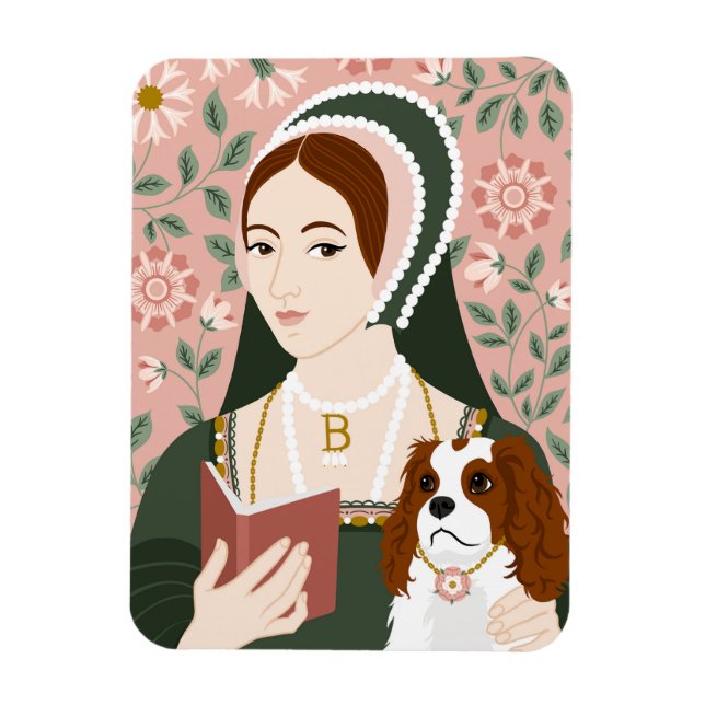 Anne Boleyn Illustration Magnet (Vertikal)
