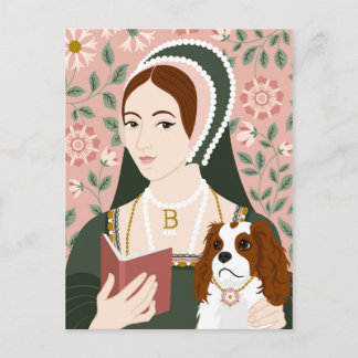 Anne Boleyn Illustration - tackkort Vykort