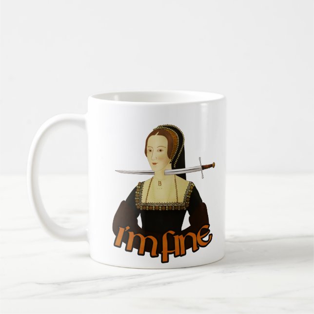 Anne Boleyn - Jag är bra Kaffemugg (Vänster)