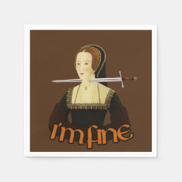 Anne Boleyn - Jag mår bra Pappersservett
