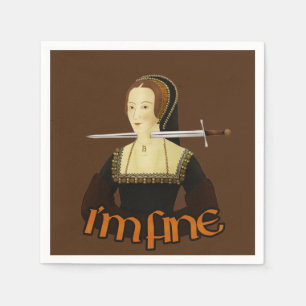 Anne Boleyn - Jag mår bra Pappersservett