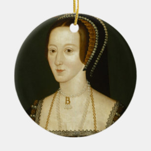 Anne Boleyn Julgransprydnad Keramik