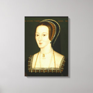 Anne Boleyn Kanvastryck
