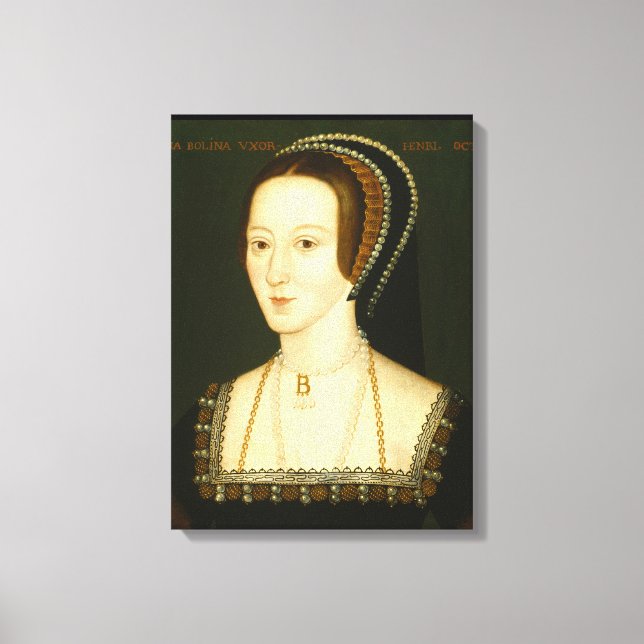 Anne Boleyn Kanvastryck (Framsida)