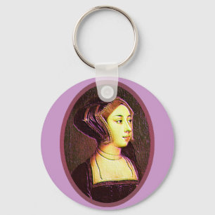 Anne Boleyn - kvinna Keychain Nyckelring