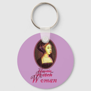 Anne Boleyn - kvinna Keychain Nyckelring