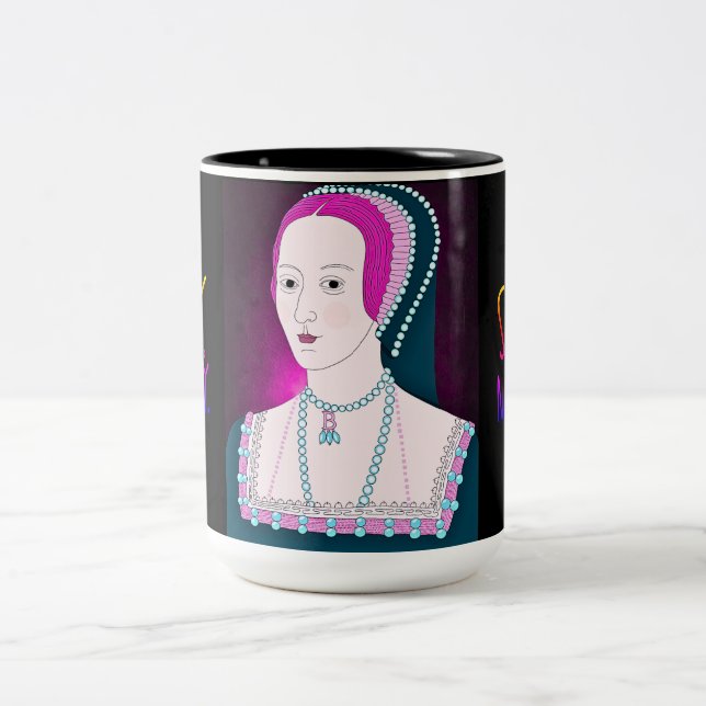 Anne Boleyn Neon Mugg (Center)