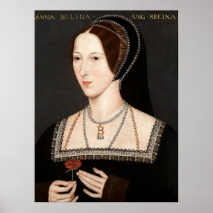 Anne Boleyn Porträtt Poster