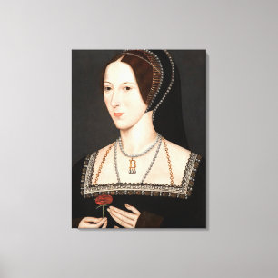 Anne Boleyn Tudor Drottning Hever Castle Canvastryck