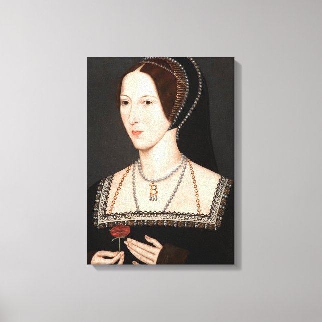 Anne Boleyn Tudor Queen Hever Castle Canvastryck (Framsida)