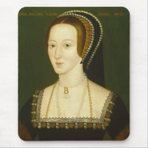 Anne Boleyn understöder frun av det Henry VIII Musmatta