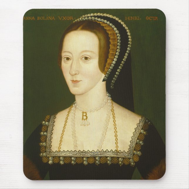 Anne Boleyn understöder frun av det Henry VIII Musmatta (Framsidan)