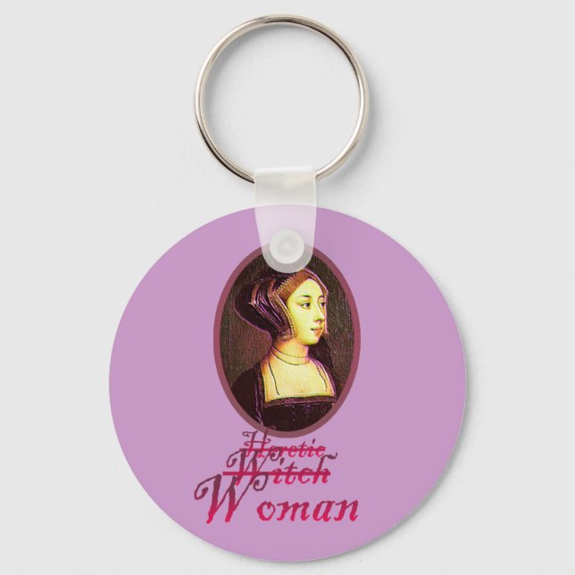 Anne Boleyn - Woman Keychain Nyckelring (Framsida)