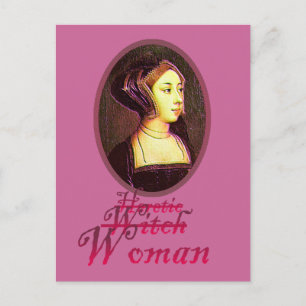 Anne Boleyn - Woman Postcard Vykort
