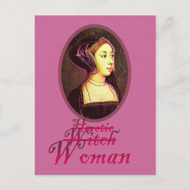 Anne Boleyn - Woman Postcard Vykort (Framsida)
