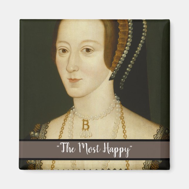 Anne Boleyns motto på en Magnet (Framsidan)