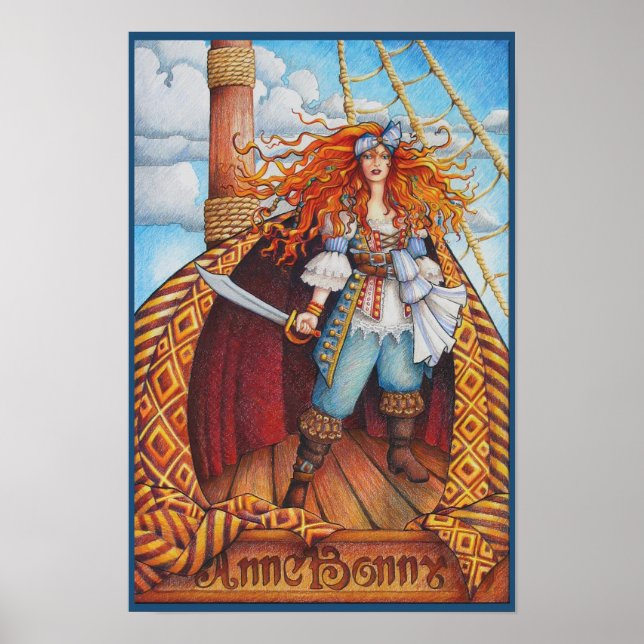 Anne Bonny Print 12 x 18 Poster (Framsidan)