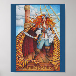 Anne Bonny tryck 8 x 10