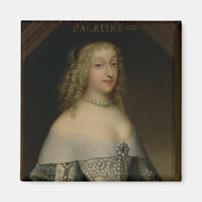 Anne de Gonzaga Princess Palatine Magnet (Framsidan)
