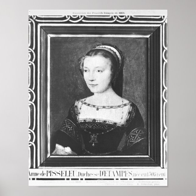 Anne de Pisseleu Duchess of Etampes, 1448 Poster (Framsidan)