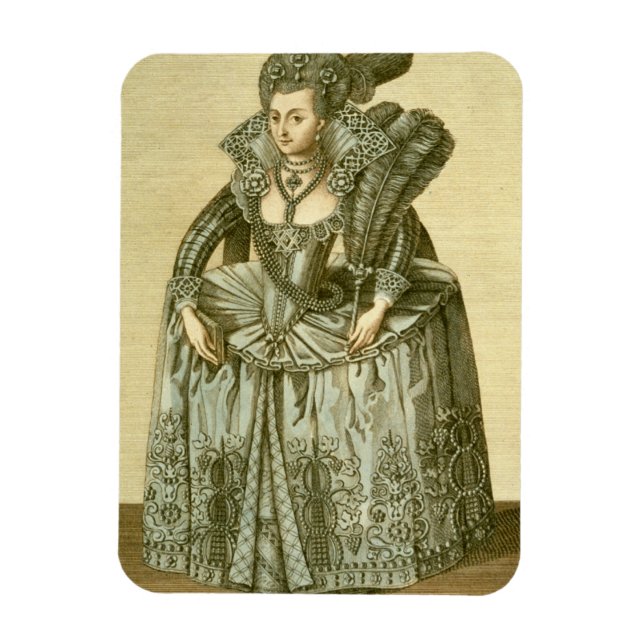 Anne från Danmark (1574-1619), fru till James I, i Magnet (Vertikal)
