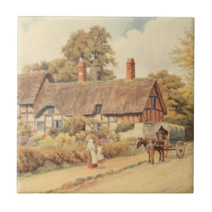 Anne Hathaways stuga III, Stratford-på-Avon Kakelplatta