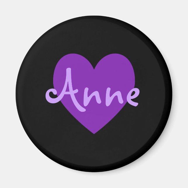 Anne i Lila Magnet (Framsidan)