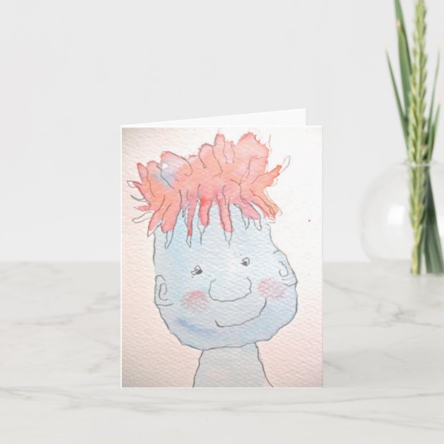 Anne Marie Blob Small Notecard Kort (Framsida)