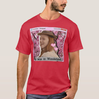 Anne med ett E var hon i Wonderland T Shirt