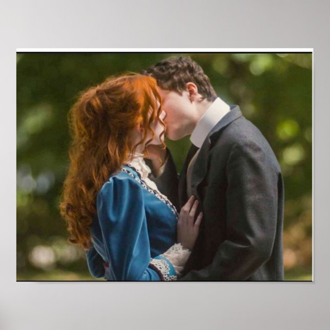 Anne och Gilbert Kiss Anne med E Poster (Framsidan)
