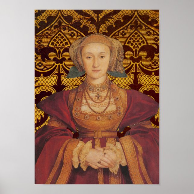 Anne of Cleves, Queen of England Porträtt Poster (Framsidan)