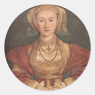 Anne of Cleves Stickers Runt Klistermärke