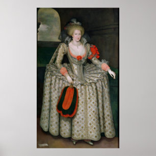 Anne of Danmark, c.1605-10 Poster