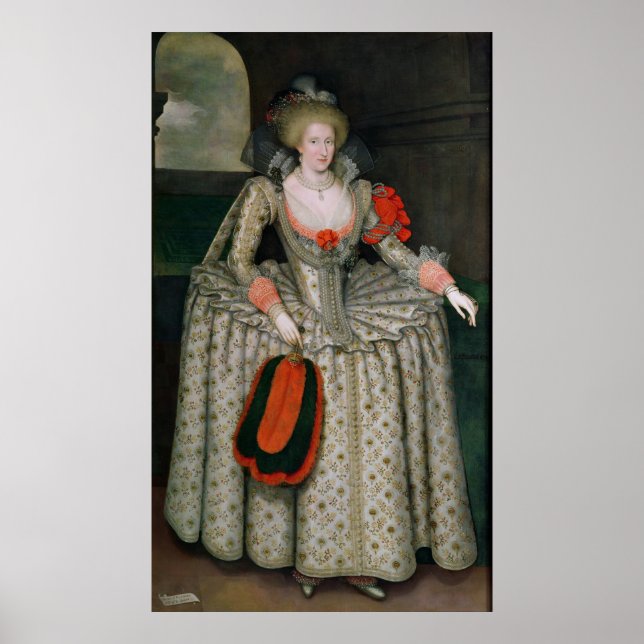 Anne of Danmark, c.1605-10 Poster (Framsidan)