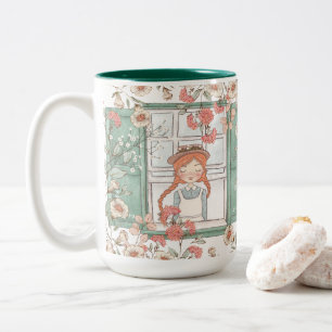 Anne of Green Gables   Där det finns oktober Två-Tonad Mugg