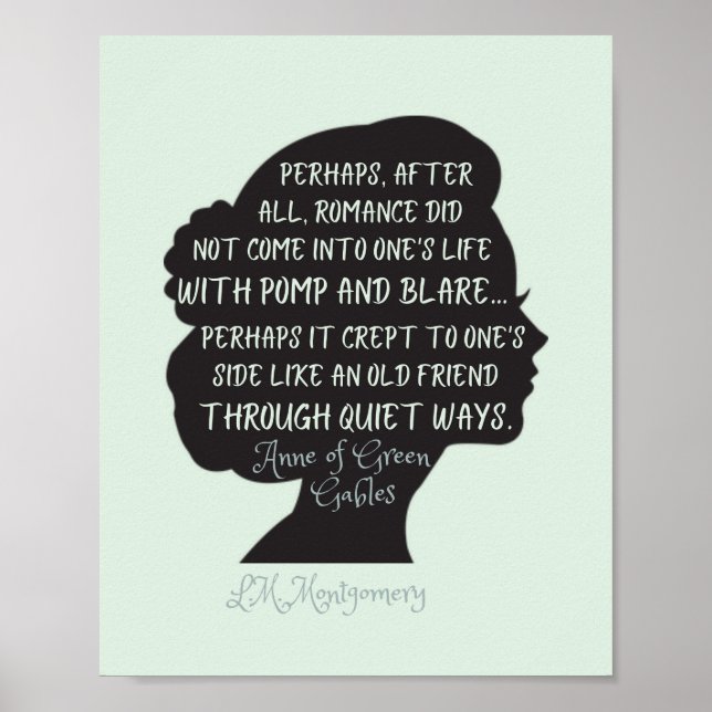 Anne of Green Gables Grön kärlekskvot  Poster (Framsidan)