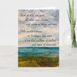 Anne of Grönt Gable Quote Kort