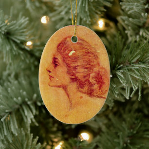 Anne of Grönt Gables Julgransprydnad Keramik