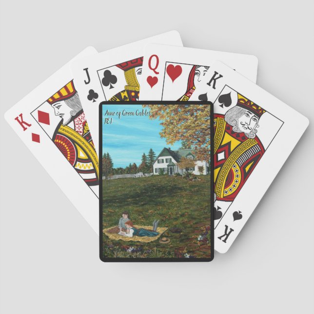 Anne of Grönt Gables"Kindred Spirits"Spelkort Casinokort (Baksidan)
