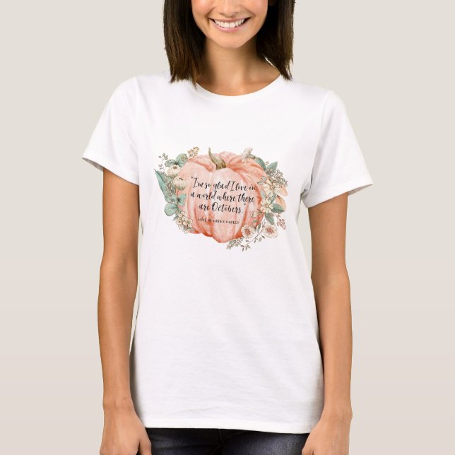 Anne of Grönt Gables Oktote T Shirt (Framsida)