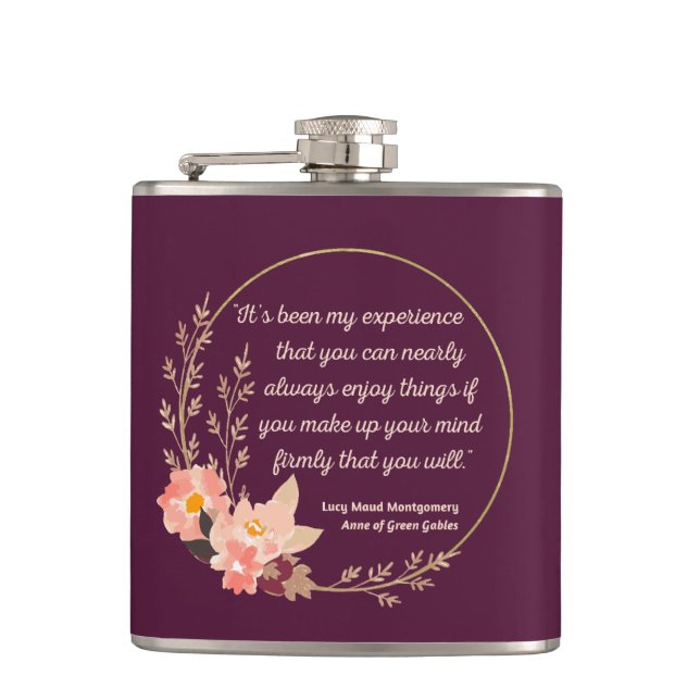 Anne of Grönt Gables Quote I - Cute Stil Fickplunta (Framsidan)